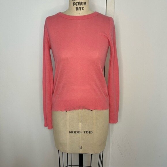 Zadig and Voltaire Source Cashmere Sweater in Raspberry. Size XS - Picture 2 of 11